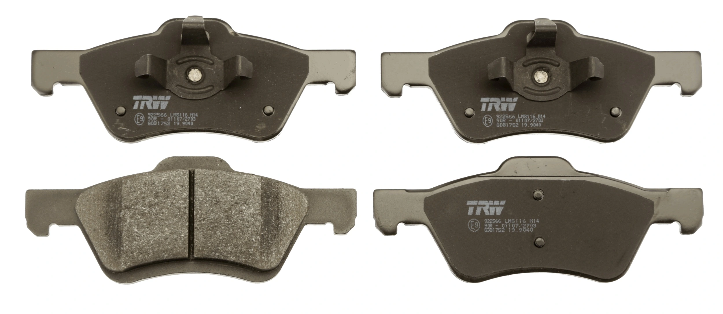 AM6Z2001A Ford Klocki hamulcowe przednie tarczowe