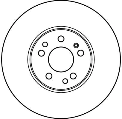 Tarcza hamulcowa przednia Mercedes S 