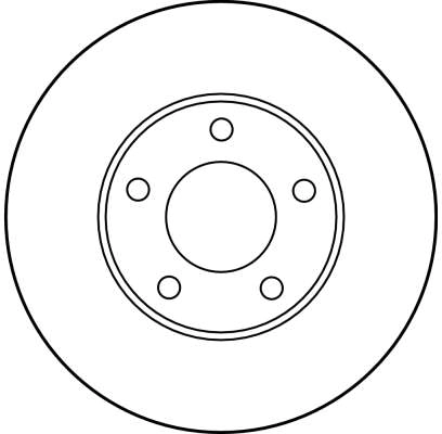 Tarcza hamulcowa przednia do Chrysler Voyager I ES 