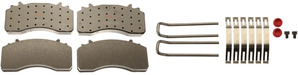 Klocki hamulcowe przednie tarczowe MAN 81508205112 cena, od 127,91 USD