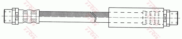 Przewód hamulcowy przedni do Audi 80 B4 8C2