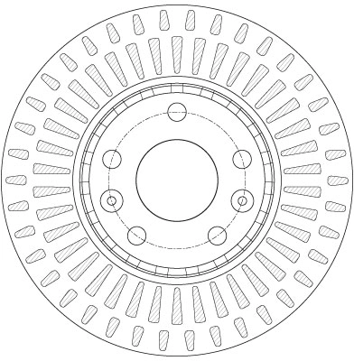 Tarcza hamulcowa przednia Renault Latitude sedana (L7) (2011 - 2026) cena, od 93,80 USD