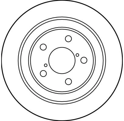  Tarcza hamulcowa tylna Subaru Forester 1