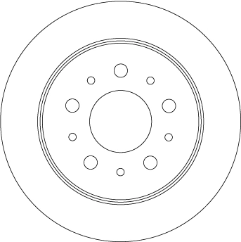 Tarcza hamulcowa tylna Citroen Jumper 