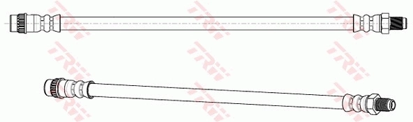 PHB407 TRW Przewód hamulcowy przedni