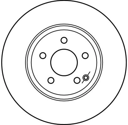 DF4149S TRW Tarcza hamulcowa przednia