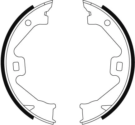 Do koszyka Klocki hamulca ręcznego Rover 75  RJ