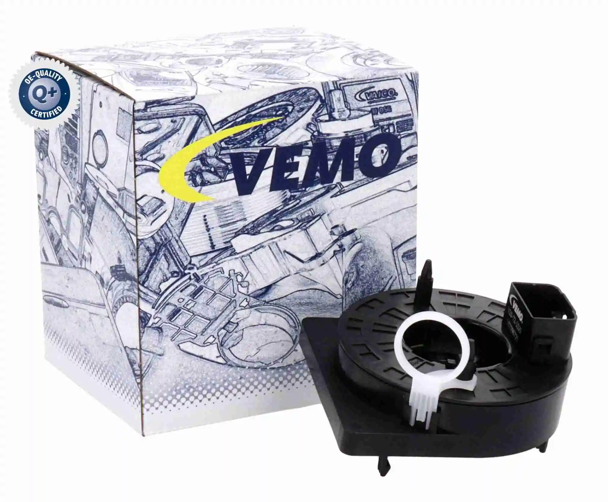 V10721529 Vemo Pierścień kontaktowy AIRBAG, taśma kierownicy