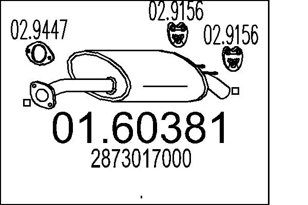 Kupić Tłumik, tylna część Hyundai Matrix  FC w dobrej cenie