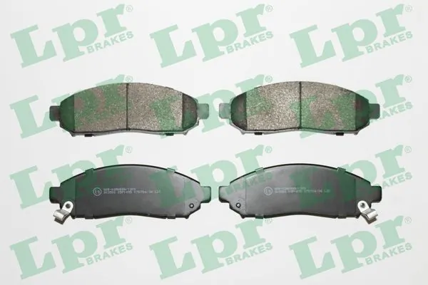 05P1495 LPR Klocki hamulcowe przednie tarczowe