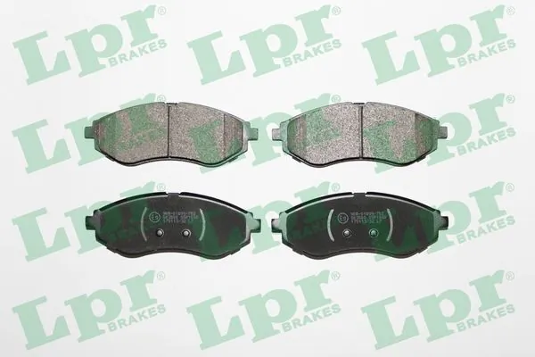 05P1080 LPR Klocki hamulcowe przednie tarczowe