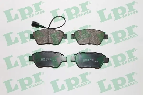 05P1225 LPR Klocki hamulcowe przednie tarczowe