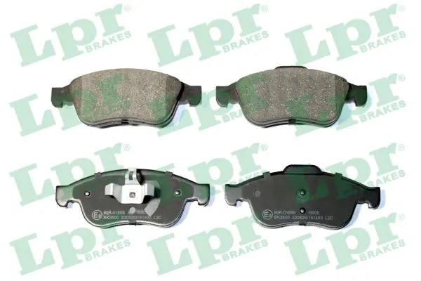 05P1493 LPR Klocki hamulcowe przednie tarczowe