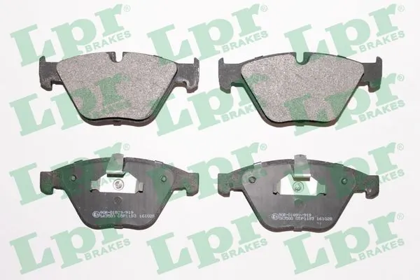 05P1193 LPR Klocki hamulcowe przednie tarczowe