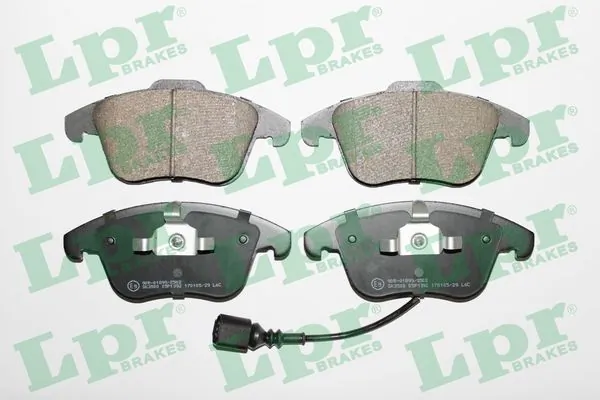 05P1392 LPR Klocki hamulcowe przednie tarczowe