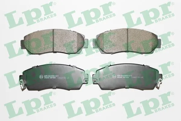 05P1634 LPR Klocki hamulcowe przednie tarczowe