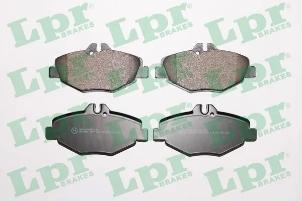 05P1124 LPR Klocki hamulcowe przednie tarczowe