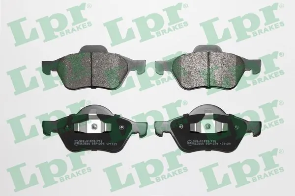 05P1279 LPR Klocki hamulcowe przednie tarczowe
