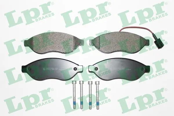 05P1287 LPR Klocki hamulcowe przednie tarczowe