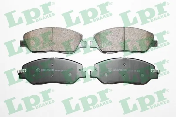 05P1382 LPR Klocki hamulcowe przednie tarczowe