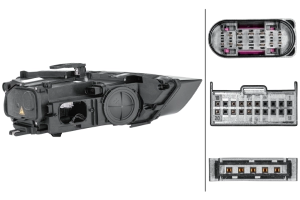 Reflektor lewy do Audi Q3  8UB, 8UG
