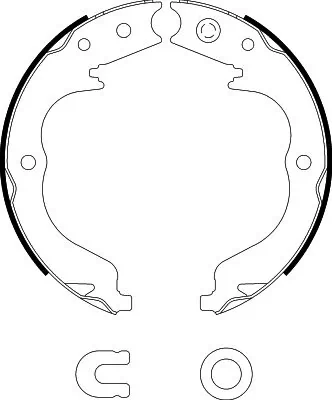 Klocki hamulca ręcznego Mitsubishi Grandis minivan (NAW) (2004 - 2010) cena, od 43,24 USD