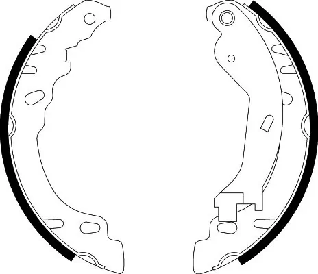 Klocki hamulcowe tylne bębnowe 77362615 Fiat/Alfa/Lancia