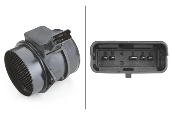 Czujnik przepływu powietrza, przepływomierz powietrza M.A.F. do Citroen C5 I DE