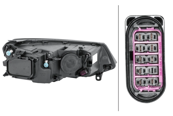 Reflektor lewy do Volkswagen Touareg II 7P5, 7P6