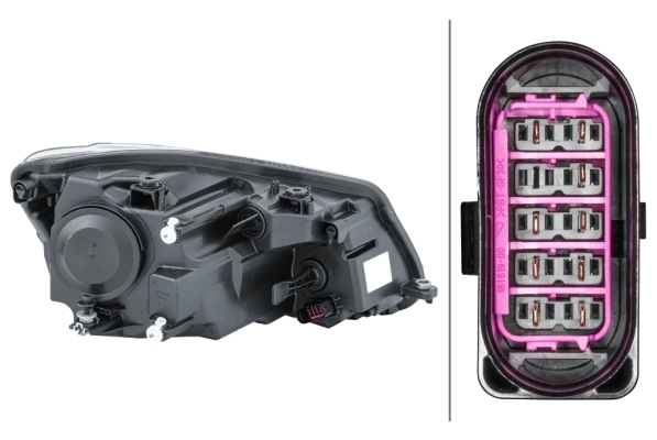 Reflektor lewy do Volkswagen Touran II 1T3