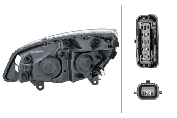 Reflektor prawy Renault Scenic II minivan (JM0, JM1) (2003 - 2009) cena, od 71,51 USD