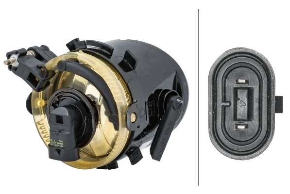 1N0009955031 HELLA Lampa przeciwmgielna lewa