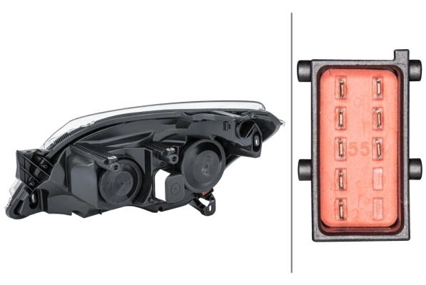 1EG270370321 HELLA Reflektor prawy