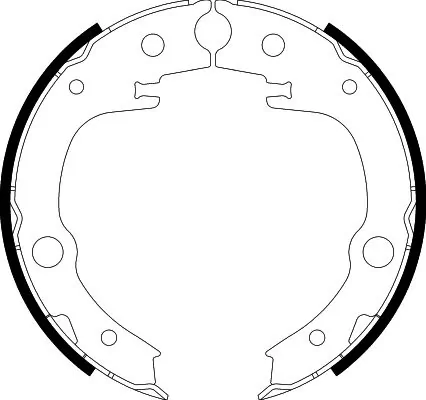 Klocki hamulca ręcznego do Toyota Yaris  P10