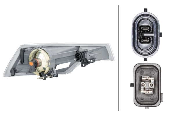 Lampa przeciwmgielna lewa do Citroen C5  III  RW