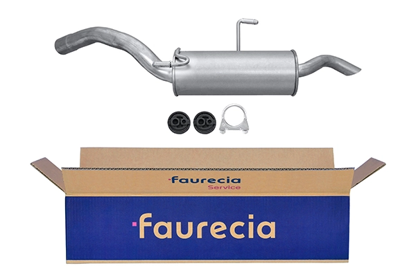 Do koszyka 1730Q6 Peugeot/Citroen Tłumik, tylna część