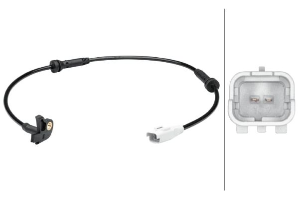 Czujnik ABS przedni Citroen Berlingo awangarda (B9) (2008 - 2018) cena, od 29,49 USD