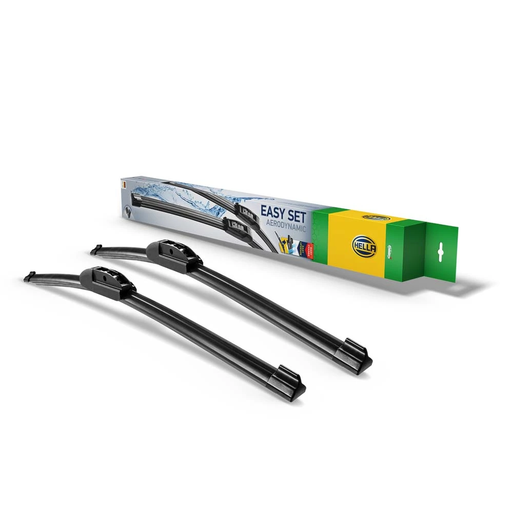 Pióro wycieraczki szyby przedniej, zestaw (2 szt.) 9XW358164281 HELLA
