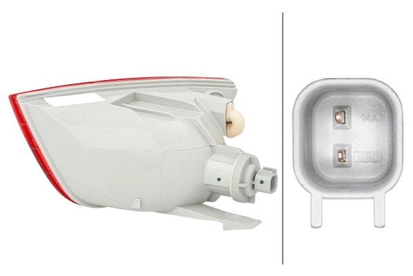 2NE354068011 HELLA Przednia lampa przeciwmgielna tylna lewa