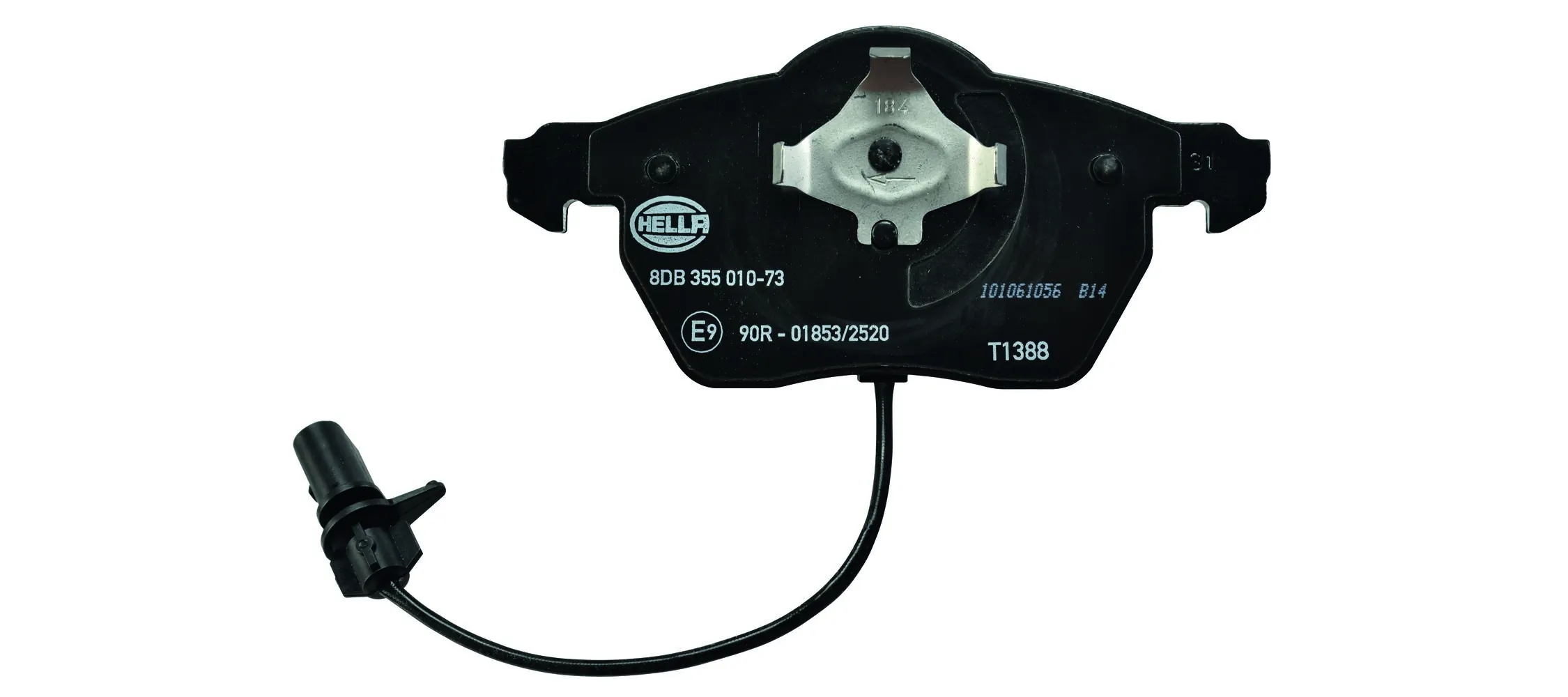 8DB355010731 HELLA Klocki hamulcowe przednie tarczowe