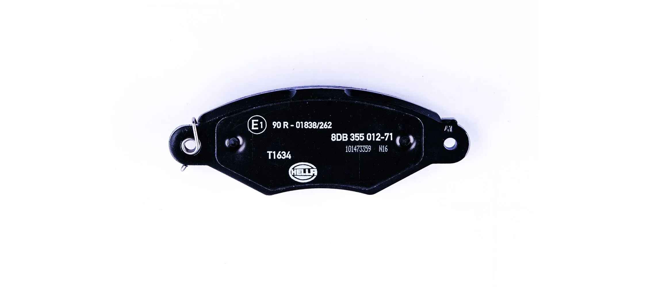 8DB355012711 HELLA Klocki hamulcowe przednie tarczowe