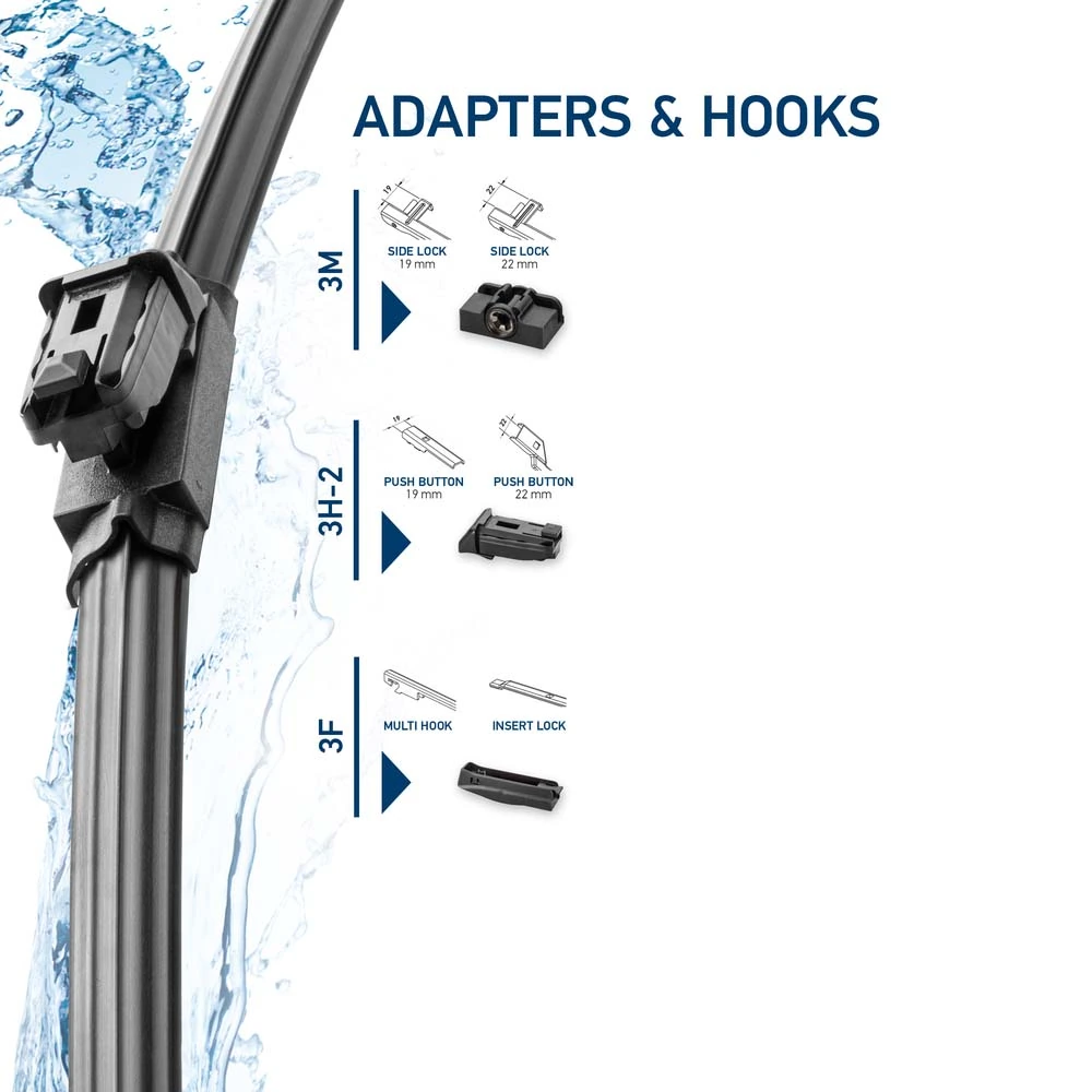  Pióro wycieraczki szyby przedniej, zestaw (2 szt.) Ford Kuga 1