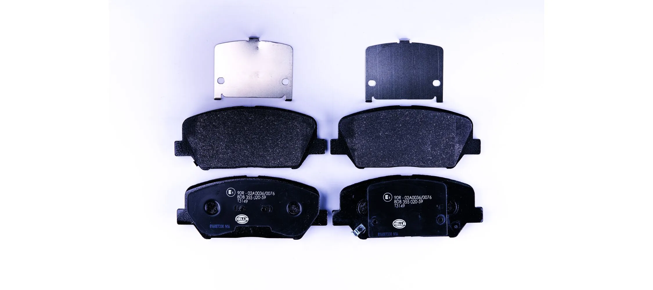 Klocki hamulcowe przednie tarczowe 581014CA10 Hyundai/Kia