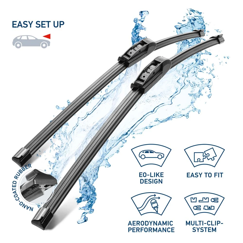 Do koszyka 9XW358164281 HELLA Pióro wycieraczki szyby przedniej, zestaw (2 szt.)