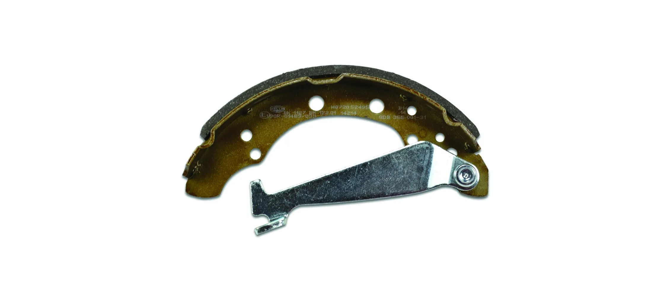 8DB355001311 HELLA Klocki hamulcowe tylne bębnowe