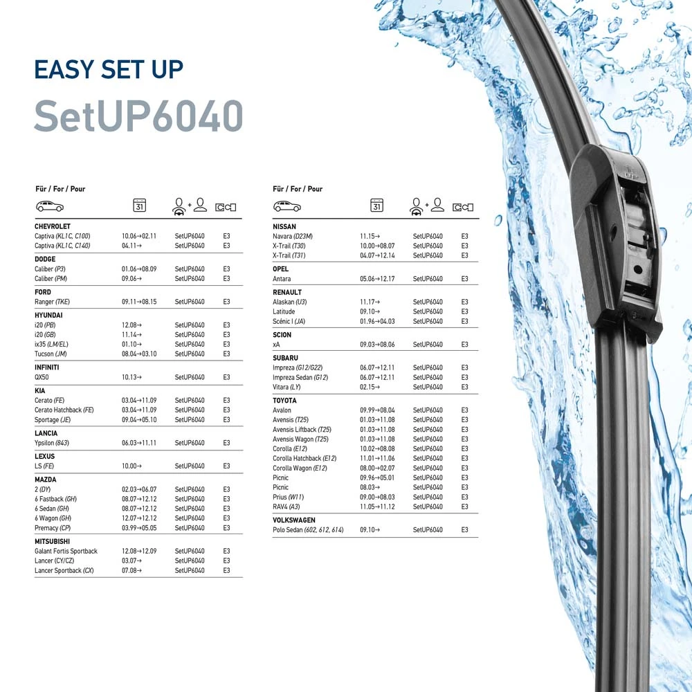 9XW358164281 HELLA Pióro wycieraczki szyby przedniej, zestaw (2 szt.)