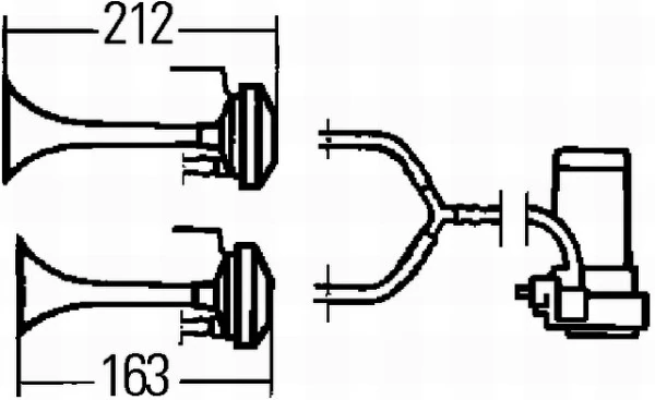 87705812 Case Sygnał dźwiękowy (klakson)