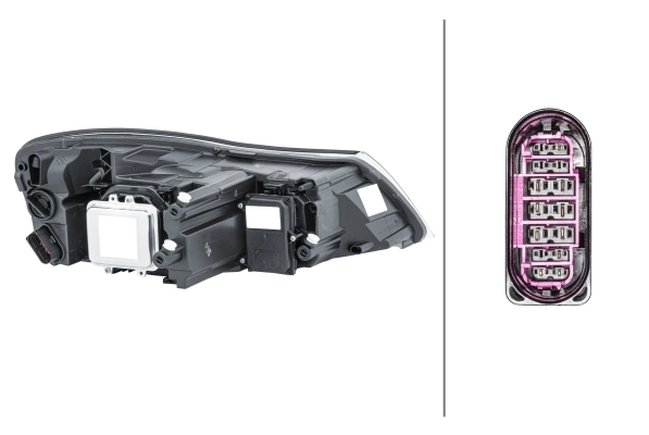 1ZL247052311 HELLA Reflektor lewy