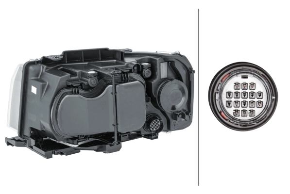Reflektor prawy do Land Rover Freelander II L359