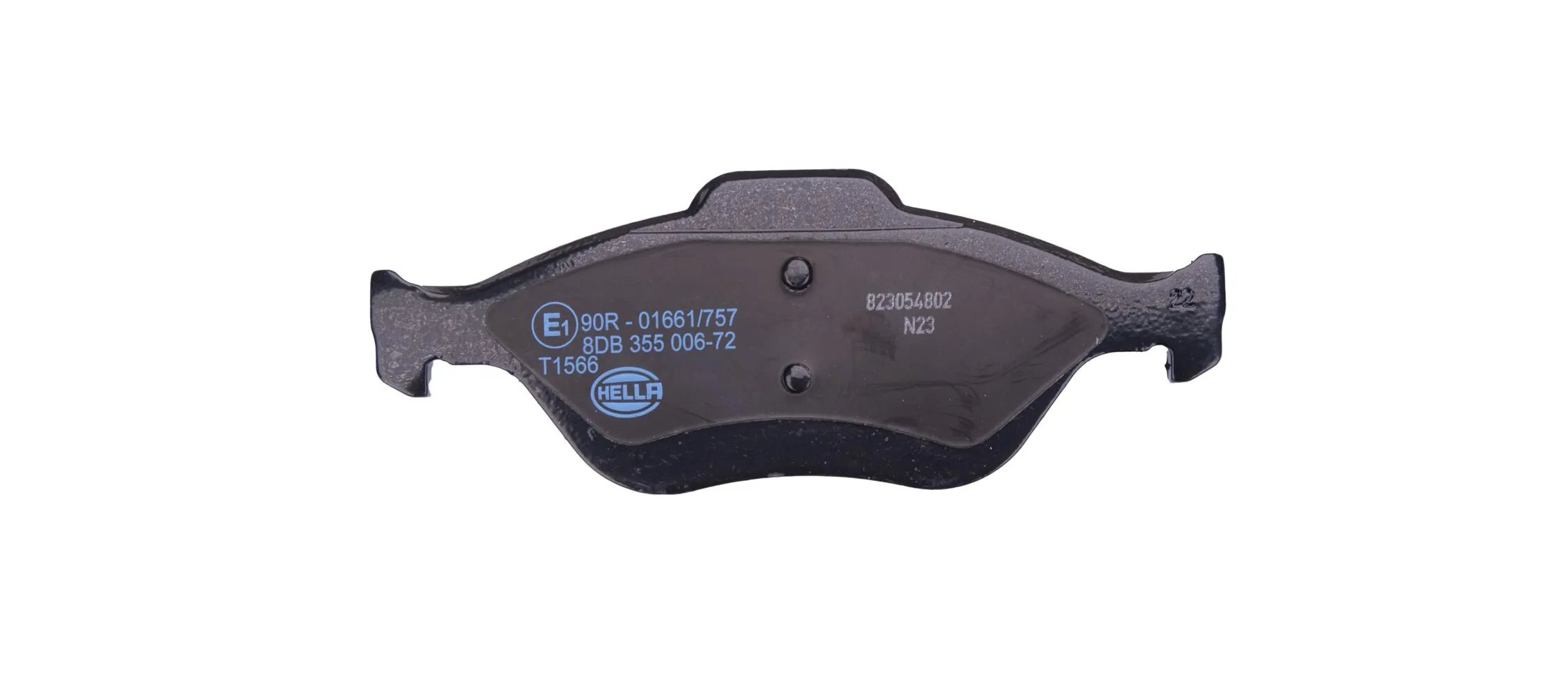 8DB355006721 HELLA Klocki hamulcowe przednie tarczowe